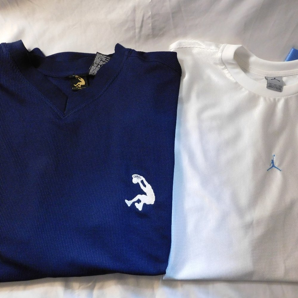 Air Jordan Sleeveless Jerseys Lot of 2 Adult Sizes 2XL and 3XL